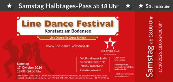 Samstag Abend-Pass Line Dance Konstanz 2026